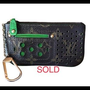 Louis Vuitton Perforated Pochette Cles Key